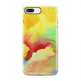 Unique Blue Yellow Red Green Watercolor iPhone X