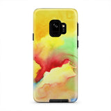 Unique Blue Yellow Red Green Watercolor iPhone X