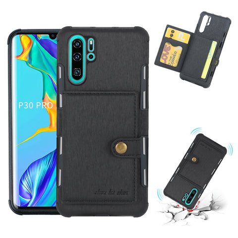 Luxury Leather Wallet Phone Case (Huawei P20, P30)