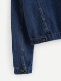 Ripped Trucker Denim Jacket