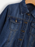 Ripped Trucker Denim Jacket