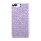 Purple And White Horizontal Lines Ocean iPhone X