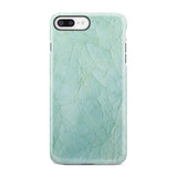 Blue Crumpled Paper Phone Case