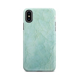 Blue Crumpled Paper Phone Case