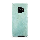 Blue Crumpled Paper Phone Case