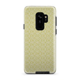 Yellow And White Wave Ocean Pattern iPhone X Case
