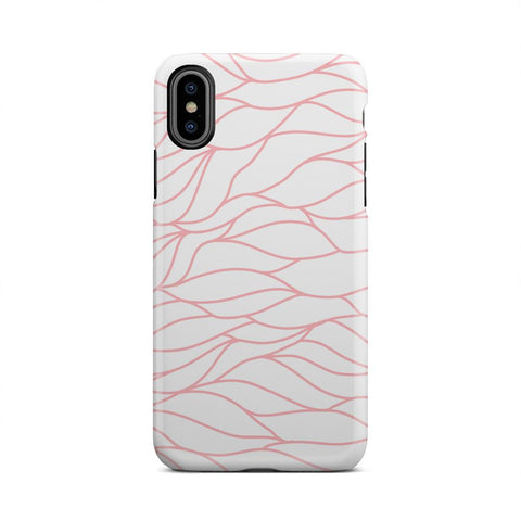 Pink And White Ocean Wave Unique Water iPhone X