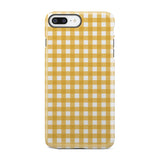 Orange And White Plaid Picnic Fall Cute iPhone X