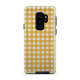 Orange And White Plaid Picnic Fall Cute iPhone X