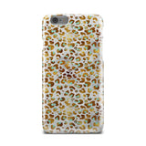 Light Blue And Gold Cheetah Print Animal iPhone X