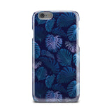Neon Blue Tropical Summer Fern Forest iPhone X