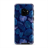 Neon Blue Tropical Summer Fern Forest iPhone X