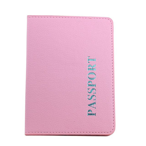 high quality soft PU leather passport cover