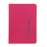 high quality soft PU leather passport cover