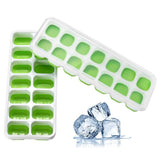 Set of 2 Covered Ice Cube Trays