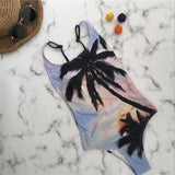 Coconut Print Swimsuit