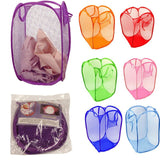 Foldable Pop Up Nylon Laundry Basket