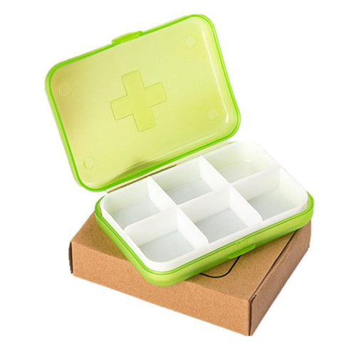 Mini 6 Slots Portable Pill Box