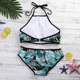 Tropical Bandage Bikini Set