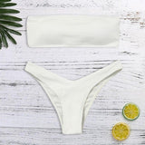 Bandeau Bikini with Sexy Tie Up Cheeky Bottoms