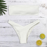 Bandeau Bikini with Sexy Tie Up Cheeky Bottoms