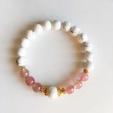 Muscovite and White Howlite Bracelet