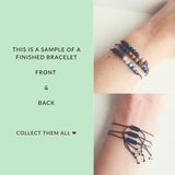 Sodalite Minimalist Wish Bracelet