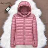 Women Ultralight Thin Down Jacket