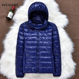 Women Ultralight Thin Down Jacket