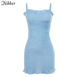 Ruffled Strappy Summer Dress