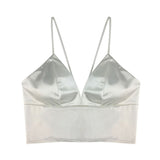 Satin Crop Top Camisole