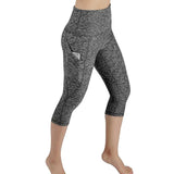 High Waisted Yoga Pant Capris with Pockets