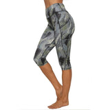 High Waisted Yoga Pant Capris with Pockets