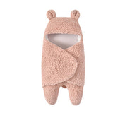 Newborn Plush Hooded Blanket