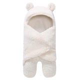 Newborn Plush Hooded Blanket