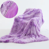 Shaggy Faux Fur Long Hair Decorative Throw Blanket