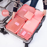 NEW 6 piece Packing Organizer Travel Set Essentials