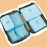 NEW 6 piece Packing Organizer Travel Set Essentials