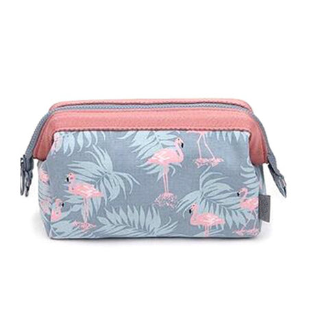 New Arrive Flamingo Cosmetic Bag Women Necessaire Make Up Bag Travel Waterproof Portable Makeup Bag Toiletry Kits
