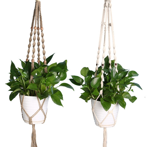 Vintage Knotted Plant Hanger Home Decoration