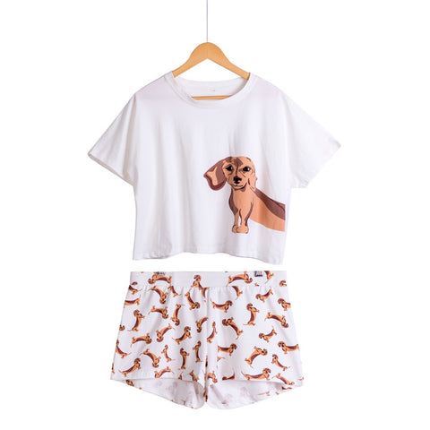 Cute Women's Dachshund Pajamas