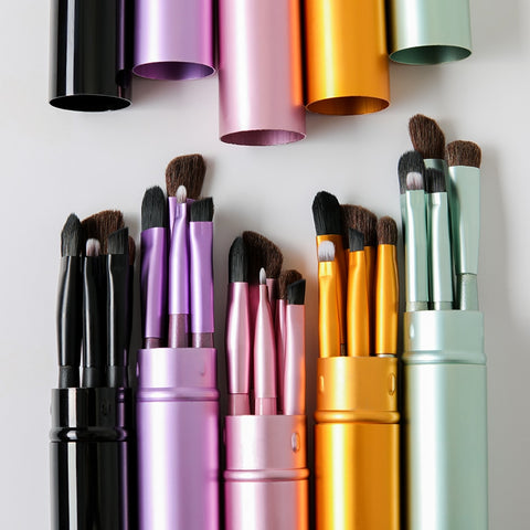 5 Piece Travel Makeup Brush Set