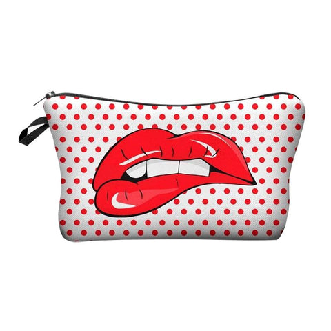 Jom Tokoy Printing Makeup Bags With Multicolor Pattern Cute Cosmetics Pouchs For Travel Ladies Pouch Women Cosmetic Bag